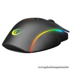 Rampage Egér Gamer - SMX-G39 COMFORT (7200DPI, 8 gomb, makro, RGB LED, harisnyázott kábel, fekete)