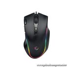 Rampage Egér Gamer - SMX-G72 GREEDY RGB (4800DPI, 8 gomb, makro, RGB LED, 1,7M kábel, fekete)