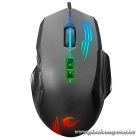 Rampage Egér Gamer - SMX-G38 CLAW (7200DPI, 8 gomb, makro, RGB LED, 1,8m harisnyázott kábel, fekete)