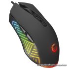 Rampage Egér Gamer - SMX-G68 SPEAR (7200DPI, 7 gomb, makro, RGB LED, 1,5m harisnyázott kábel, fekete)