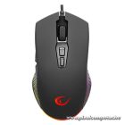 Rampage Egér Gamer - SMX-G68 SPEAR (7200DPI, 7 gomb, makro, RGB LED, 1,5m harisnyázott kábel, fekete)