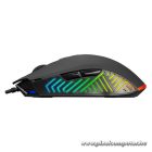 Rampage Egér Gamer - SMX-G68 SPEAR (7200DPI, 7 gomb, makro, RGB LED, 1,5m harisnyázott kábel, fekete)