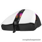 Rampage Egér Gamer - SMX-R44 V2 Macro (12800 DPI, 7 gomb, makro, RGB LED, 1,8m fonott kábel, fehér)