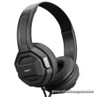 Snopy Fejhallgató - SN-101 BONNY Black (stereo, mikrofon, 3.5mm jack, 1m kábel, fekete)