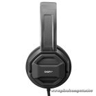 Snopy Fejhallgató - SN-101 BONNY Black (stereo, mikrofon, 3.5mm jack, 1m kábel, fekete)