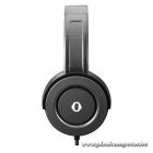 Snopy Fejhallgató - SN-401 DISCOVER Grey (mikrofon,3.5mm jack, hangerőszabályzó, nagy-párnás, 1.1m kábel, fekete-szürke)