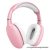 Snopy Fejhallgató Vezeték Nélküli - SN-BT43 Pink (Bluetooth/AUX hang.szab., mikrofon, rózsaszín)