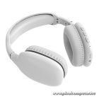 Snopy Fejhallgató Vezeték Nélküli - SN-BT43 White (Bluetooth/AUX hang.szab., mikrofon, fehér)