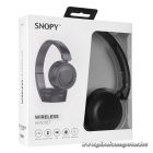 Snopy Fejhallgató Vezeték Nélküli - SN-XBK33 BATTY Black (Bluetooth/AUX/TF Card, hang.szab., mikrofon, fekete)