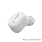 Snopy Fülhallgató Vezeték Nélküli - SN-BT155 White (Bluetooth v4.0, mikrofon, fehér, 1 fülhallgató!)