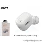 Snopy Fülhallgató Vezeték Nélküli - SN-BT155 White (Bluetooth v4.0, mikrofon, fehér, 1 fülhallgató!)