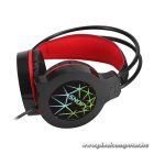 Snopy Fejhallgató - SN-GX7 CRAZY (2.0, mikrofon, USB+3,5mm jack, hang.szab., nagy-párnás, 2m kábel, fekete)