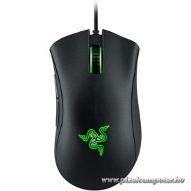   Razer Egér - DeathAdder Essential (Optikai, 6400DPI, 5 gomb, harisnyázott kábel, fekete)