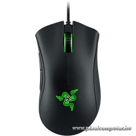 Razer Egér - DeathAdder Essential (Optikai, 6400DPI, 5 gomb, harisnyázott kábel, fekete)