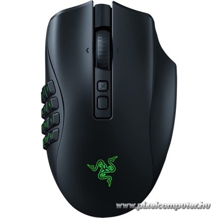 Razer Egér - Naga V2 Pro (Optikai, 30000DPI, 17 gomb, fekete)