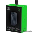 Razer Egér - DeathAdder V3 Pro (Optikai, 30000DPI, 5 gomb, harisnyázott kábel, fekete)