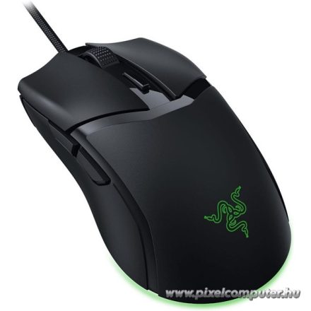 Razer Egér - Cobra (Optikai, 8500DPI, 6 gomb, harisnyázott kábel, fekete)