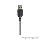 Sandberg Fejhallgató - USB Chat Headset (mikrofon; USB; hangerő szabályzó; 1,8m kábel; fekete)