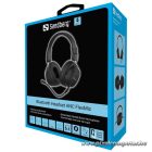 Sandberg Wireless Fejhallgató - Bluetooth Headset ANC FlexMic (Bluetooth, hajlítható mikrofon, fekete)
