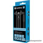 Sandberg Fülhallgató - USB-C/A In-Earset with Line-Mic