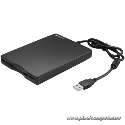 Sandberg FDD Külső - USB Floppy Mini olvasó (Retail; USB; USB tápellátás; 3,5" 1.44 lemezhez; fekete)
