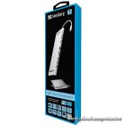 Sandberg Notebook Dokkoló - USB-C 10-in-1 Docking Station (USB-C, HDMI/VGA, 3x USB3.0, 1x RJ-45, Audio, kártyaolvasó)