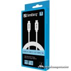 Sandberg Kábel - USB-C>C USB 3.1 G2 100W, 1M