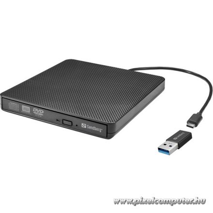 Sandberg ODD Külső - Sandberg USB-C/A DVD Drive