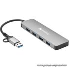 Sandberg USB Hub - USB-C/A to 4xUSB 3.0 Hub