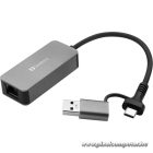Sandberg Kábel Átalakító - USB-C/A 2.5 GbE RJ45 Adapter