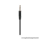 Sandberg Fejhallgató - MiniJack Chat Headset Saver (mikrofon; 3,5mm jack; hangerő szabályzó; 1,8m kábel; fekete)