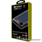 Sandberg Akkubank - Outdoor Solar Powerbank 10000 (napelem; vízálló, elemlámpa; USB-C+USB-A)