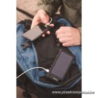 Sandberg Akkubank - Outdoor Solar Powerbank 10000 (napelem; vízálló, elemlámpa; USB-C+USB-A)