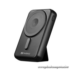   Sandberg Akkubank - Mag Wireless Powerbank 10000 (Qi támogatás, MagSafe, USB-C+USB-A)