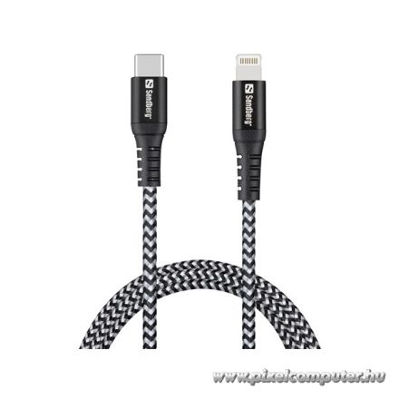 Sandberg Kábel - Survivor USB-C PD>Lightning 1M