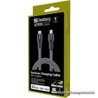 Sandberg Kábel - Survivor USB-C PD>Lightning 1M