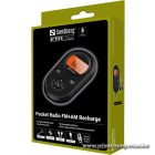 Sandberg Rádió - Pocket Radio FM+AM Recharge