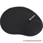 Sandberg Egérpad - Gel Mousepad with Wrist Rest (zselés csuklótámasszal; fekete)