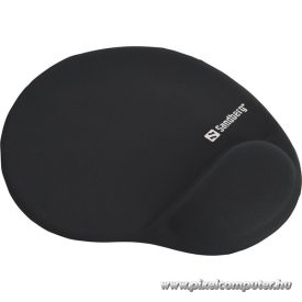   Sandberg Egérpad - Gel Mousepad with Wrist Rest (zselés csuklótámasszal; fekete)