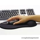 Sandberg Egérpad - Gel Mousepad with Wrist Rest (zselés csuklótámasszal; fekete)