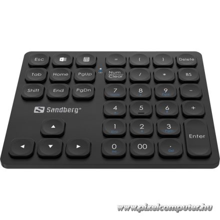 Sandberg Billentyűzet - Wireless Numeric Keypad Pro