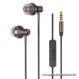 S-Link Fülhallgató - SL-KU200 (3,5 Jack, mikrofon, fekete)