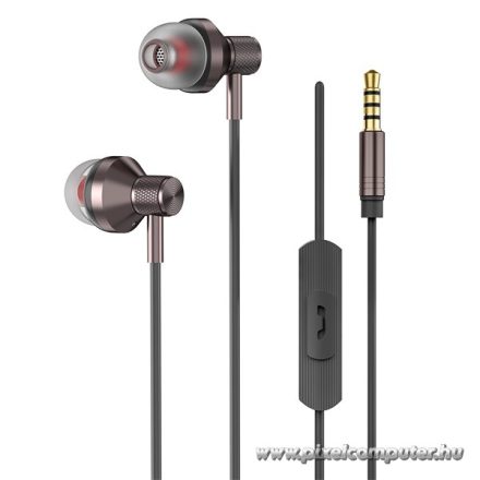 S-Link Fülhallgató - SL-KU200 (3,5 Jack, mikrofon, fekete)