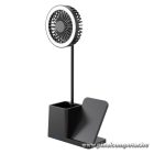 S-Link Asztali Ventilátor - SL-M9055 (Wireless charge 10W, fekete)