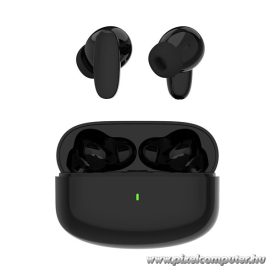   S-Link Fülhallgató Vezeték Nélküli - SL-TWS08 Black (Type-C, 4x HD mikrofon, 40 óra, fekete)