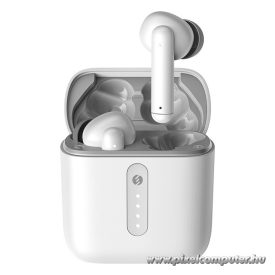   S-Link Fülhallgató Vezeték Nélküli - TruePods White (Bluetooth v5.3, IPX4, Type-C, mikrofon, fehér)