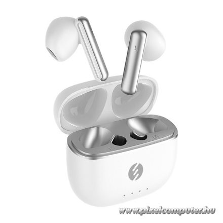 S-Link Fülhallgató Vezeték Nélküli - Weber G10 (Bluetooth v5.1, Type-C, mikrofon, fehér)