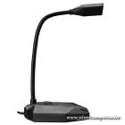 Snopy Mikrofon - SN-110M (USB csatlakozó; 180cm kábel; állvány, fekete)