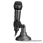 Snopy Mikrofon - SN-140M (3,5 Jack csatlakozó; 180cm kábel; állvány, fekete)