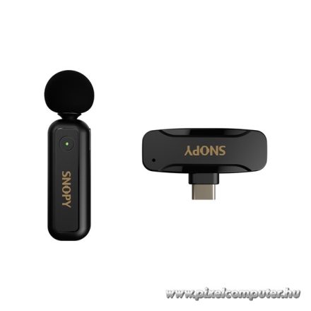 Snopy Mikroport - SN-MW80 (Type-C csatlakozó, 20m hatótáv, fekete)